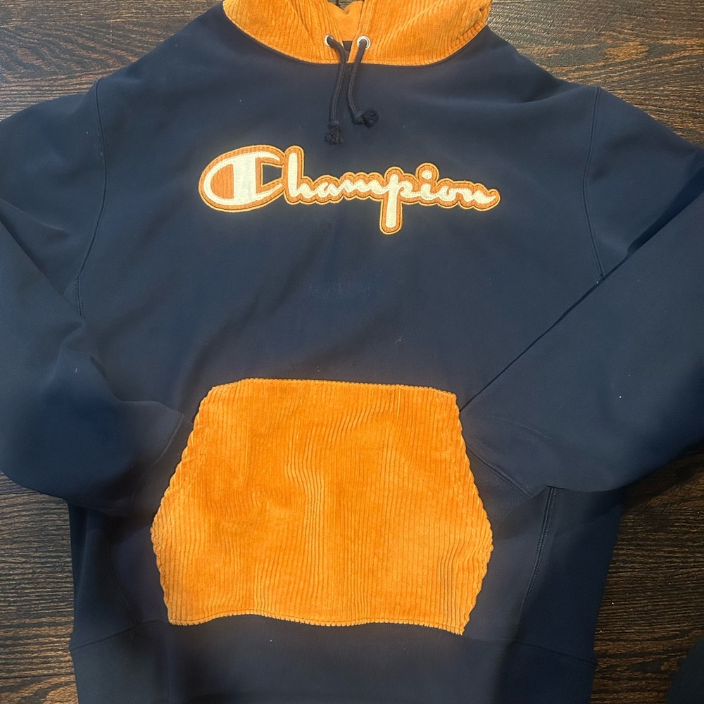 Champion Navy and Orange Pullover
